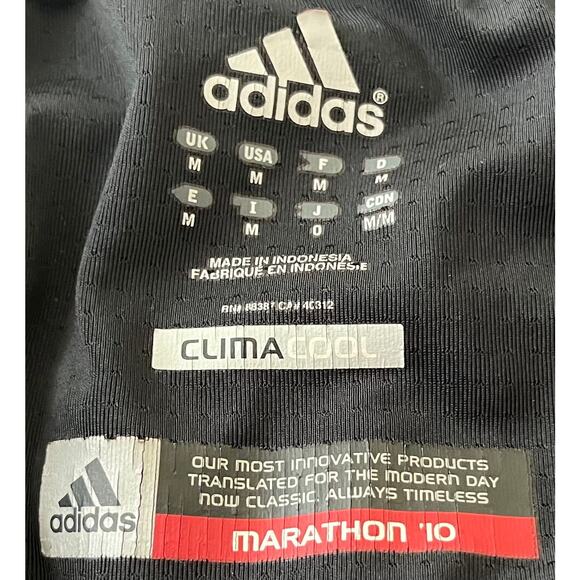 ADIDAS CLIMACOOL HI-RISE ATHLETIC SHORTS, MENS-M-BLACK-BLUE STRIPES, INNER TIGHT - Picture 10 of 11